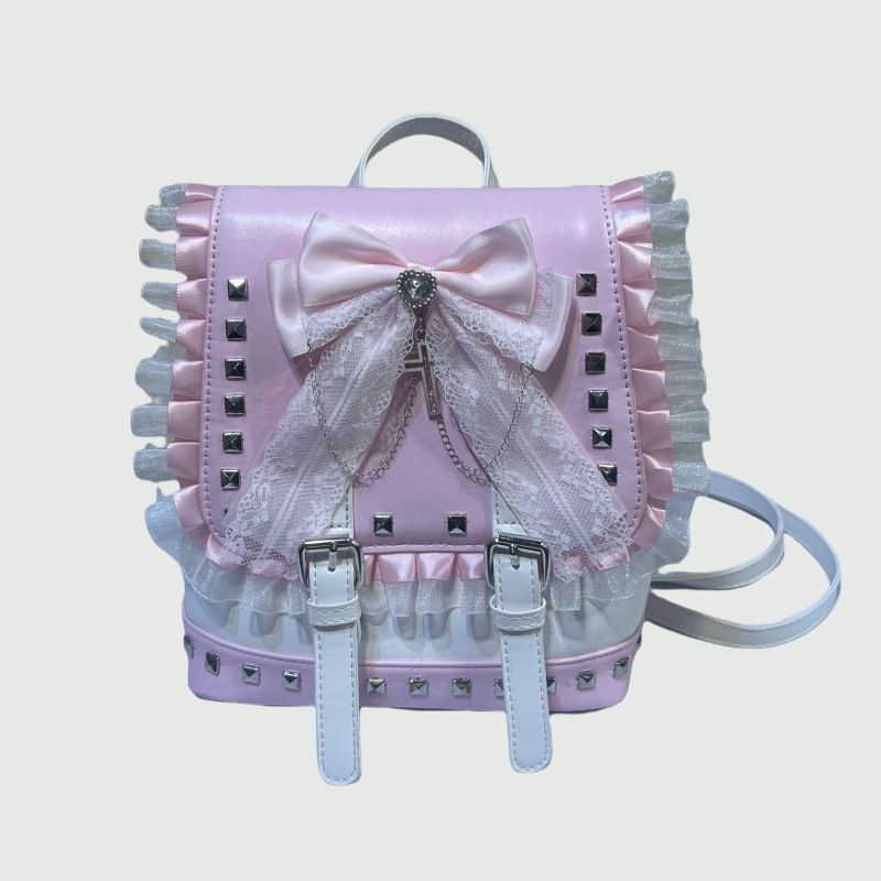 Frauen 2025 Frühling Sommer Neue Multifunktionale Mode Spitze Bogen Casual Reise Rucksack Mode Hundert Täglich Personalisierte Nische_voghion.com