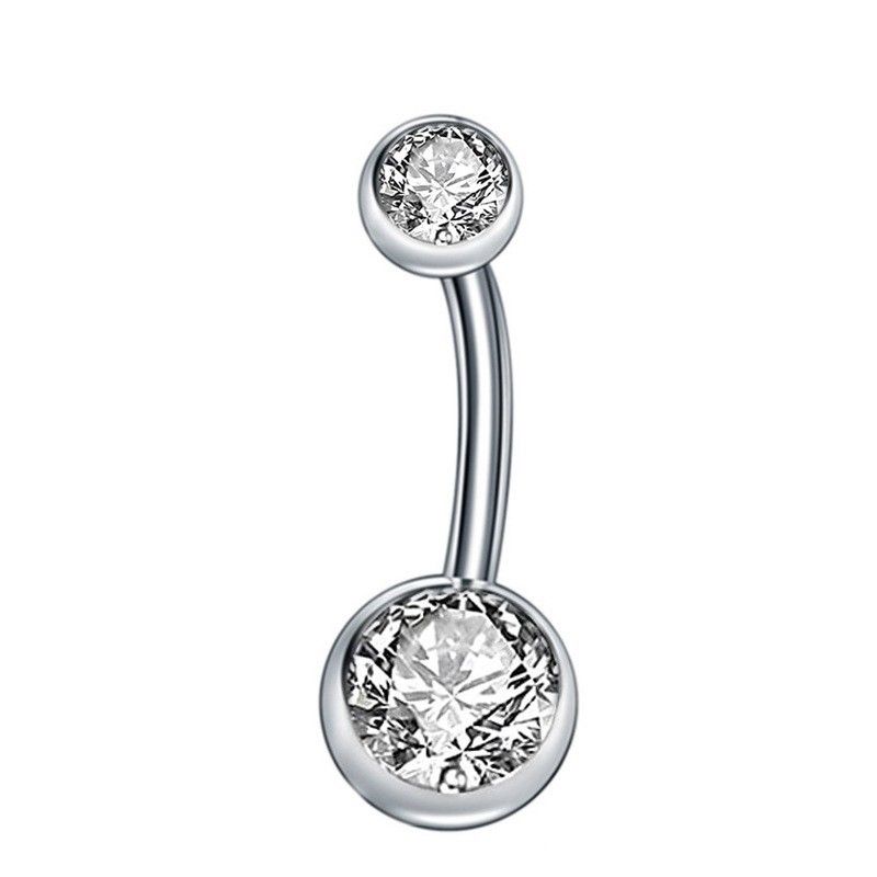 Body Jewelry Titanium Alloy Umbilical Nail External Tooth Anti Allergic Basic Body Piercing Eyebrow Nail Lip Nail_voghion.com
