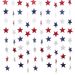 American Independence Day Party Decoration American Flag Paper Fan Flower Set Red Blue White Star Paper String Flower Paper Lantern_voghion.com