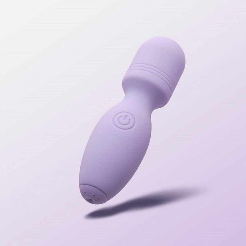 Tracy's Dog Personal Wand Massager, Handheld Cordless Massage Wand For Neck Back Shoulders Legs Feets, 10 Vibration Patterns, Purple (Bowling)_voghion.com