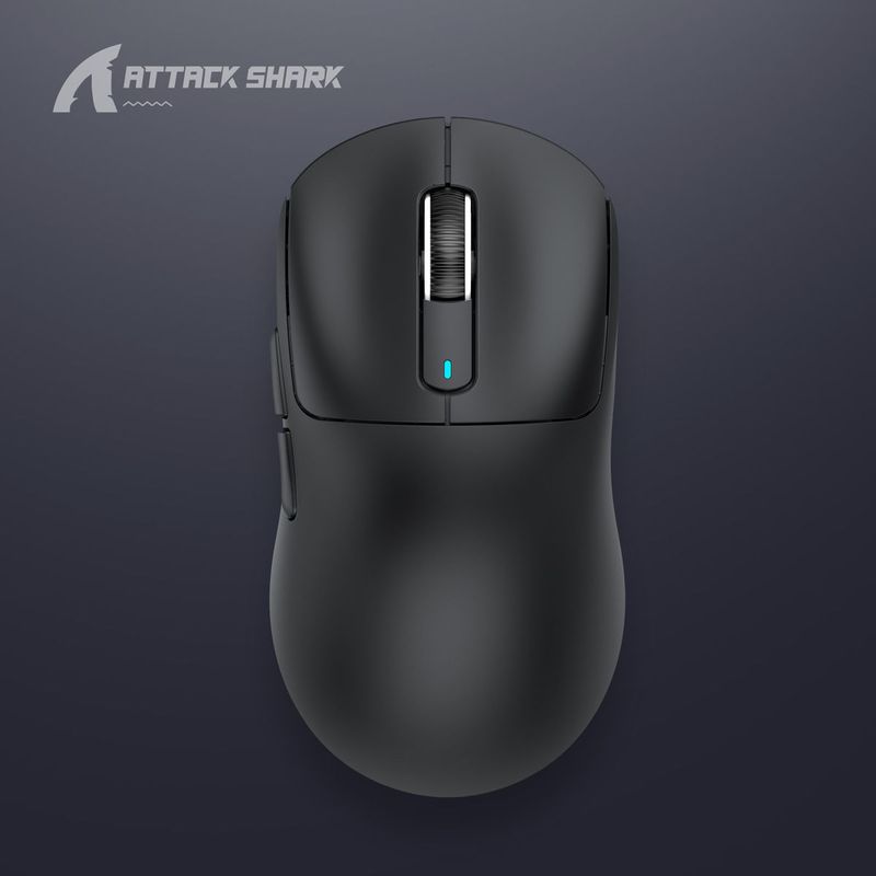 Mouse wireless da gioco Attack Shark X3 leggero PAW3395 a tre modalità_voghion.com