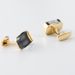 New High-end Drop Glue Electroplated Alloy Cufflinks Fashionable And Simple Men's Classic Business French Cufflinks_voghion.com