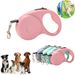Guinzaglio automatico per cani da trekking all'aperto da 3 m e 5 m, corda retrattile, cani di piccola e media taglia, accessori per chihuahua e bulldog, di PawParty Store_voghion.com