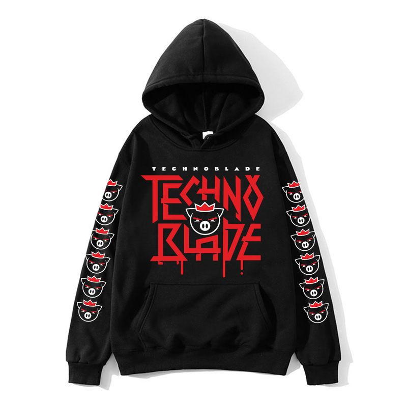 Dream SMP Game Crewneck Hoodie Men/Women Clothing Technoblade Merch Funny Graphic Sweatshirt Unisex Kawaii Cartoon Tops_voghion.com
