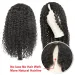 Water Wave Wig Brazilian Remy Human Hair for Women Natural Black Machine Made Curly Wigs_voghion.com