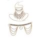 New Jewelry Sexy Splicing Chest Chain Nightclub Beach Gem Waist Chain Set Body Chain_voghion.com