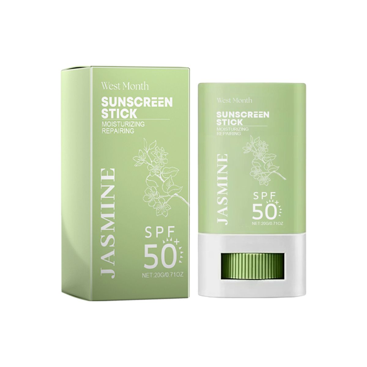 MONTH Jasmine UV Summer Outdoor Protection Cream Gentle, Moisturizing, Refreshing, Non Greasy_voghion.com