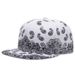 High Quality Hip Hop Vintage Men Fashion Cashew Nut Flower Label Snapback Cap for Women Outdoor Sun Visor Hat_voghion.com