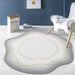 Tapis rond pour chambre à coucher, salon, style irrégulier, luxueux, minimaliste, pour bureau, ordinateur, chaise, coiffeuse, tapis de sol_voghion.com