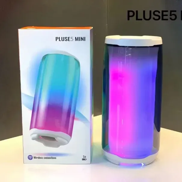 PULSE 5 Family K Song Bluetooth Speaker Portable Column RGB Light Audio Boombox Outdoor Waterproof Subwoofer With Mic_voghion.com