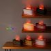 Lampada USB piccola per aromaterapia, simulazione di fiamma, umidificatore, camera da letto, ufficio, scrivania, luce d'atmosfera, mini desktop_voghion.com