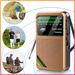 Radio tascabile FM AM SW con ricezione ottimale, tutte le bande, a batteria, con ricerca automatica e schermo HD per anziani_voghion.com