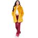 Women's Faux Fur Coat – Oversized Lapel, Luxe Fluffy Texture, 7 Colors Loose Fur Fleece Coat_voghion.com