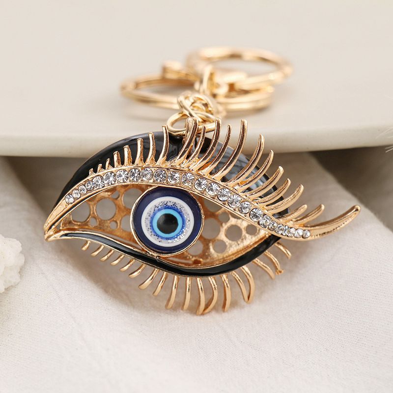 Creative Blue Eye Bag Přívěsek Devil's Eye Keychain přívěsek kovový malý ornament_voghion.com