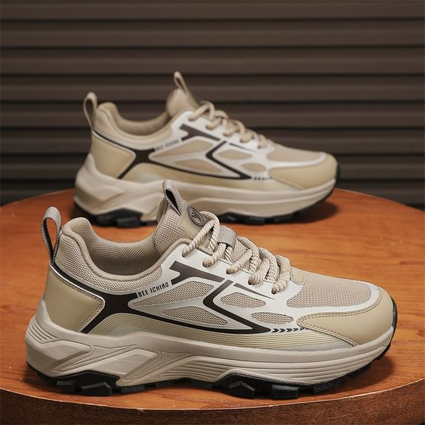 Új stílusú apacipő vastag talpú hétköznapi sokoldalú férficipő őszi és téli sportokhoz, könnyű, puha brit futólabda bőr felülettel és bársonycipővel_voghion.com