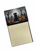 NEW Black Pug Spooky Halloween Sticky Note Holder Refillable Dispenser Self-Sticky Note Pads, Memo Pads Blank Desk Accessories_voghion.com