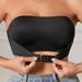 Women's Intimates One Line Wrap Chest Seamless Front Buckle Anti Tube Top Thin Beautiful Back Large Size Strapless Underwear Women_voghion.com