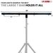 5 Core DJ Lighting T Bar 4 Party Lights 39 Inch Extension Crossbar Tbar Mount W 66 Lbs Capacity_voghion.com