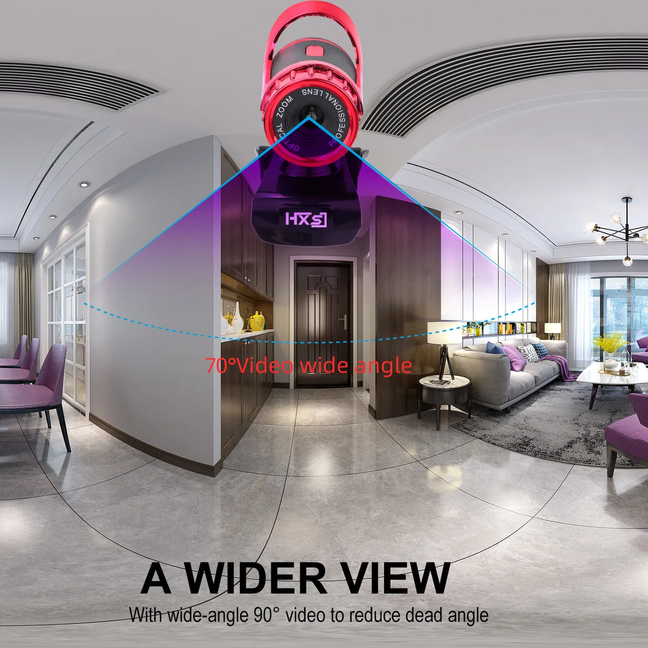 S9-1080P computer with built-in MIC call high-definition network camera_voghion.com