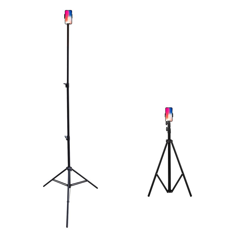 78in Phone Tripod Stand, Extendable and Lightweight Frosted Tripod Stand Cell Phone Mount Holder Wireless Remote for iPhone & Android Phone Photograph_voghion.com