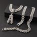 New Sword Letter Necklace Instagram Hip Hop Pendant Cool and Versatile Cuban Chain_voghion.com
