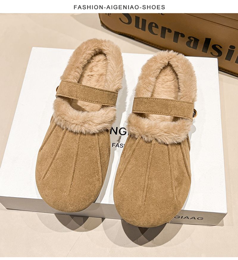 Nieuwe damesschoenen Winter One Step Mom's Schoenen Katoenen schoenen Zwangere dames platte schoenen_voghion.com