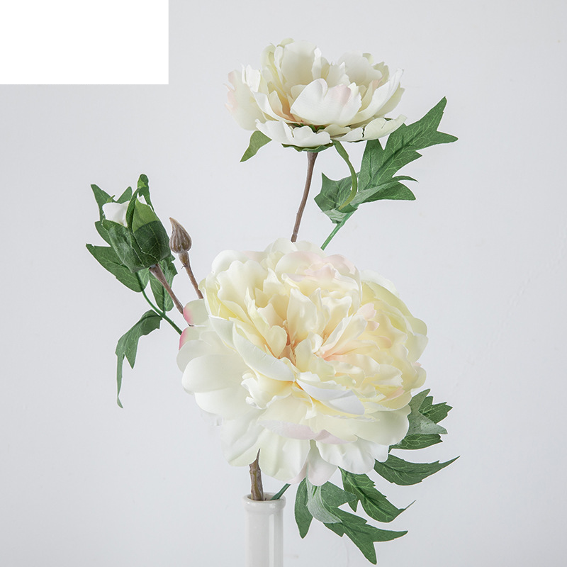 Chinese style single peony artificial flower home decoration wedding bouquet flower road lead flower wall DY1-1911A_voghion.com