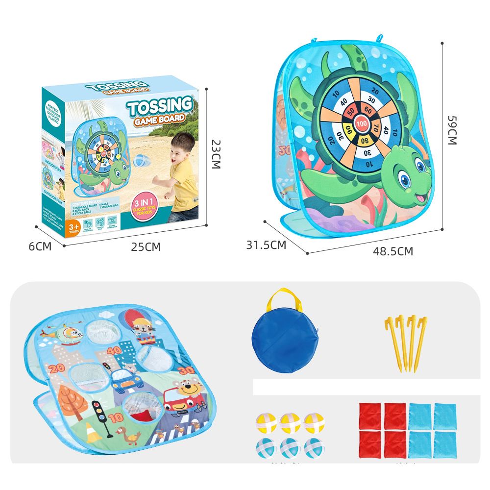 Παιχνίδια για πάρτι Νηπιαγωγείο αθλητικά παιχνίδια ρίψης εξωτερικού χώρου Κολλητικό σετ παιχνιδιών για παιδιά με στόχο λαγωνικό μπάλας_voghion.com