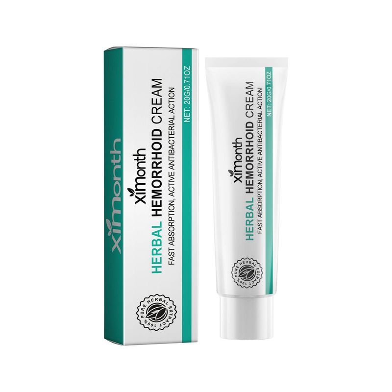 Ximonth Herbal Hemorrhoid Cream, Relieve Perianal Itching Pain Discomfort Xiaozhi Xiaorou Ball Body Care Hemorrhoids Cream_voghion.com