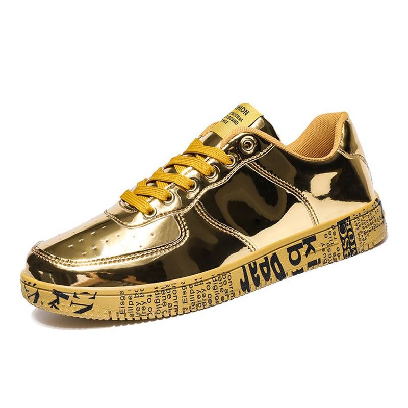 2025 Fashion Sneakers Women Men Glossy Non-Slip Wear-Resistant Running Shoes 36-46_voghion.com