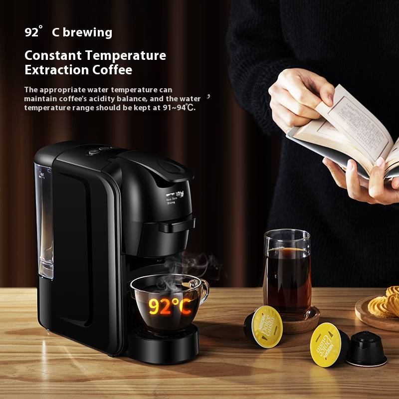 ZuoZuoMo Automatic Capsule Coffee Machine, Compact Espresso Maker For Home & Office, 5-10 Cup Capacity_voghion.com