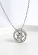 LDR9137 Collana con stella scintillante in argento S925_voghion.com