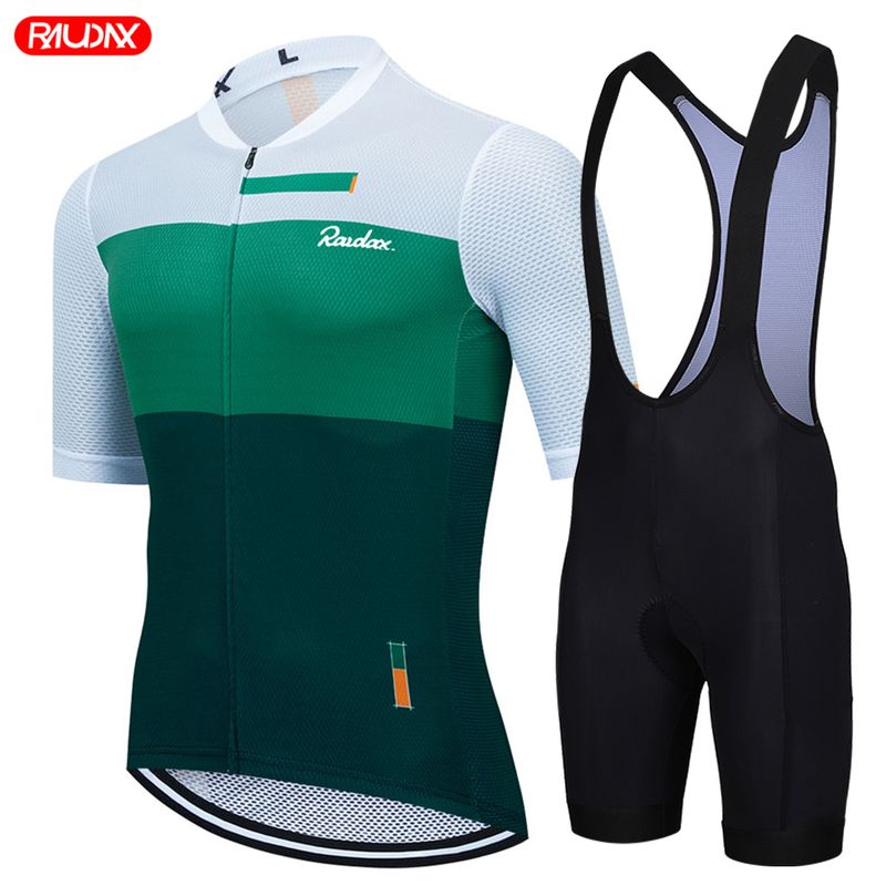 Maillot de cyclisme Raudax pour homme, ensemble de cyclisme sur route, vêtements d'été pour équipe de VTT, uniforme à manches courtes, combinaison de triathlon_voghion.com