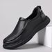Casual For Men, Round Toe, Autumn Daily Genuine Leather Men's S, Slip-On Non-Slip Loafers, First Layer Cowhide Dad_voghion.com