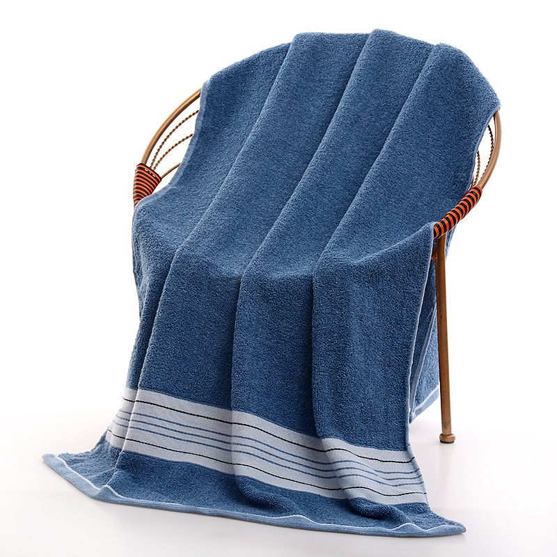 Producenci hurtowi ręczników kąpielowych z czystej bawełny unisex, grubych, miękkich i chłonnych, 70*140, jednolity kolor, haft_voghion.com