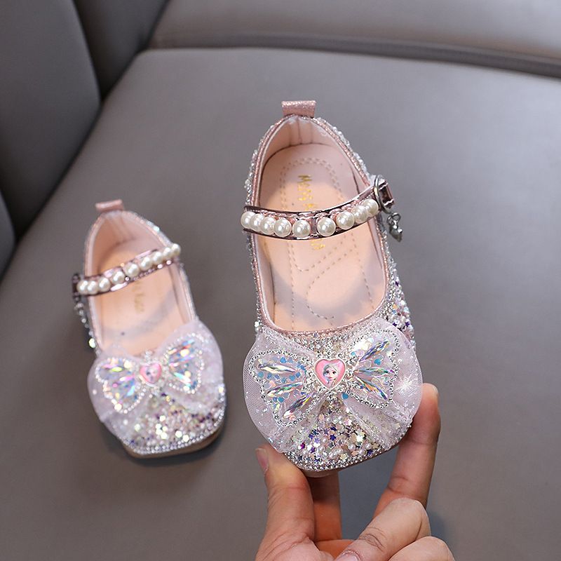 New Lady Baby Girls Girl Princess Diamond Single Shoe Shoes Dance Show Shoes_voghion.com