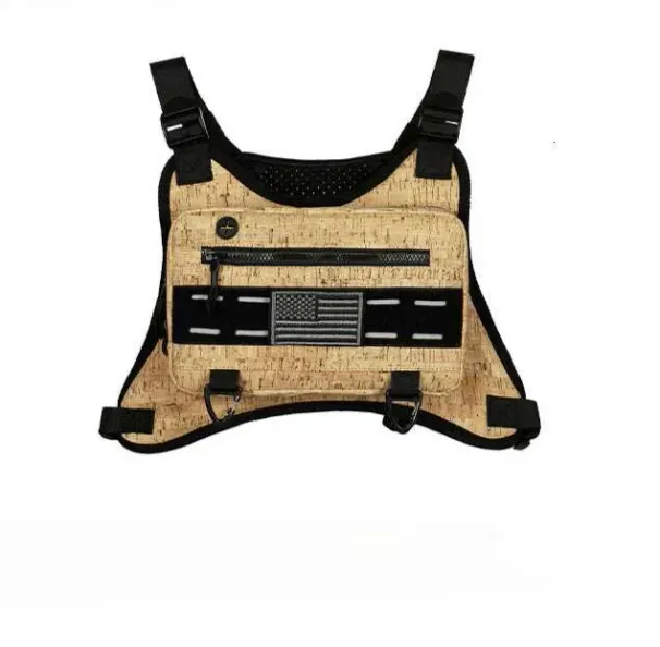 Meeste spordikott, taktikaline seljakott püstolile, reguleeritav vargusvastane rinnakott hingav jooksuvestikott_voghion.com