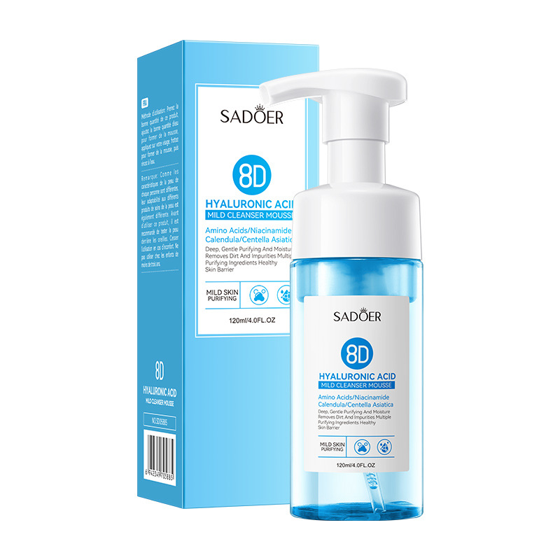 SADOER8D Detergente viso delicato con mousse detergente all'acido ialuronico in inglese_voghion.com