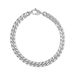 14K White Gold Cuban Link Bracelet_voghion.com