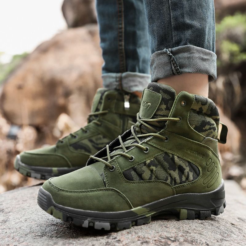Boots High-tops Outdoor Shoes Backcountry Hiking Shoes Desert Tactical Boots_voghion.com