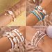 Bohemian Style Beach Vacation Conch Starfish Turtle Seed Bead Bracelet Set For Women Creative_voghion.com