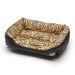 Tiger Leopard Print Soft Comfortable Warm Detachable Easy To Clean Pet Supplies Customizable Dog Bed_voghion.com