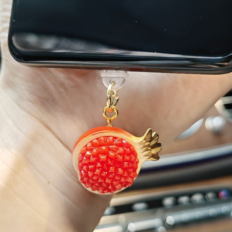 Dust Plug For Men Women, Fruit Pendant, A Pple Android Type-C Phone Charging Port, Earphone Hole, Waterproof And_voghion.com