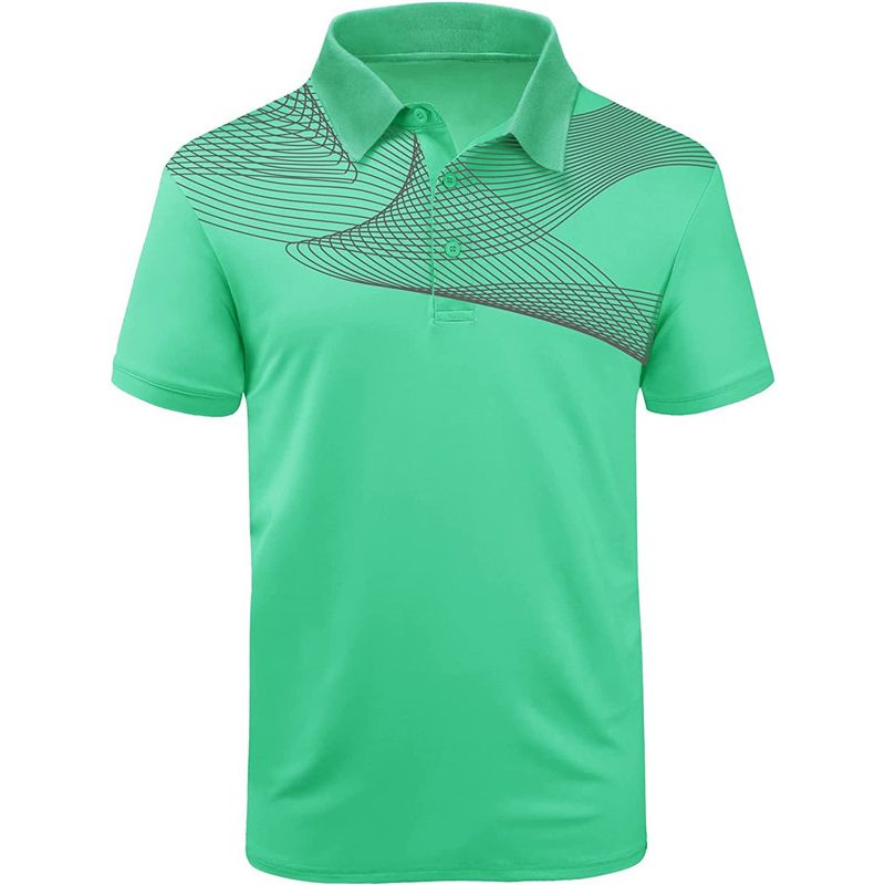 2023 New Poloshirt Herren Sommer lässig atmungsaktiv hochwertiges Herren Poloshirt schwarz-weiß einfache Serie_voghion.com