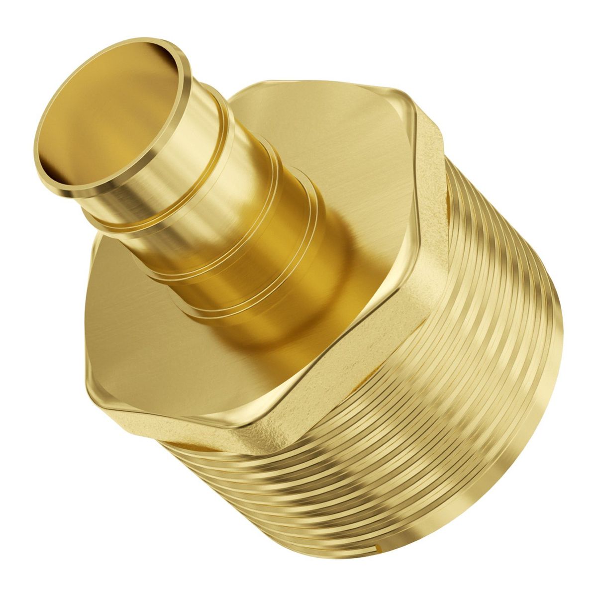 VEVOR Pipe Fittings 1/2" 25PCS Brass Clamp-style 1/2 NPT External Thread For Air_voghion.com