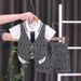 Boys Summer Suit Boys Handsome Pullover Short Sleeved Two Piece Suit Stylish Children Baby Dress Suit_voghion.com