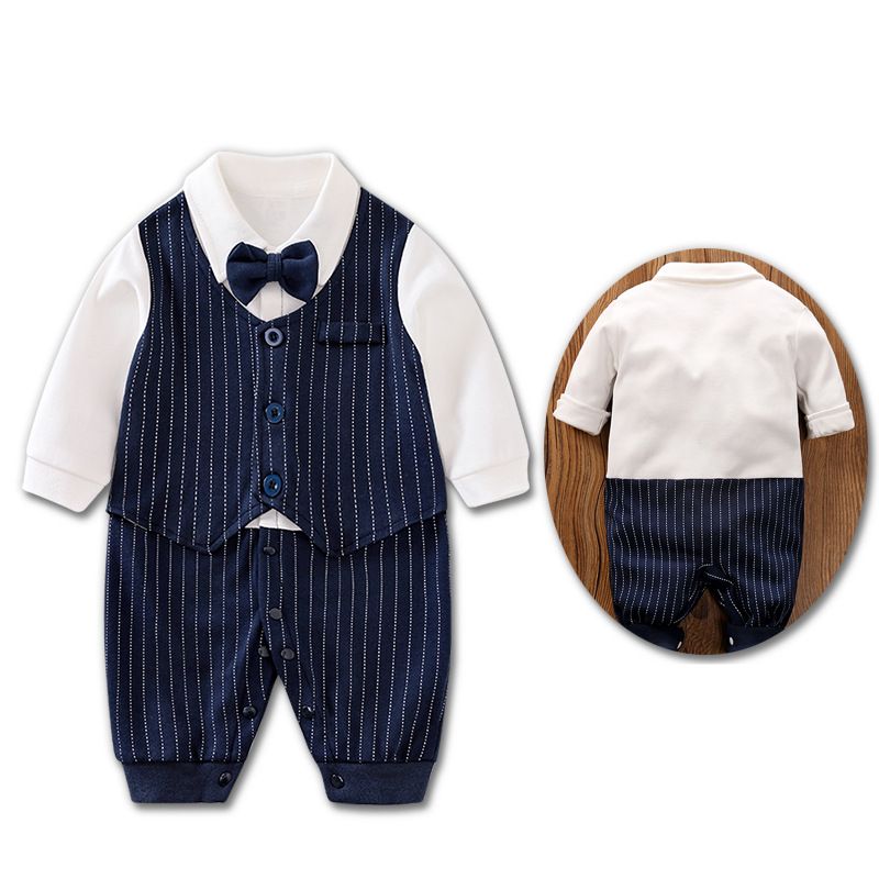 Abbigliamento per bambini Primavera gentiluomo ragazzo vestiti per bambini tutina per neonati_voghion.com