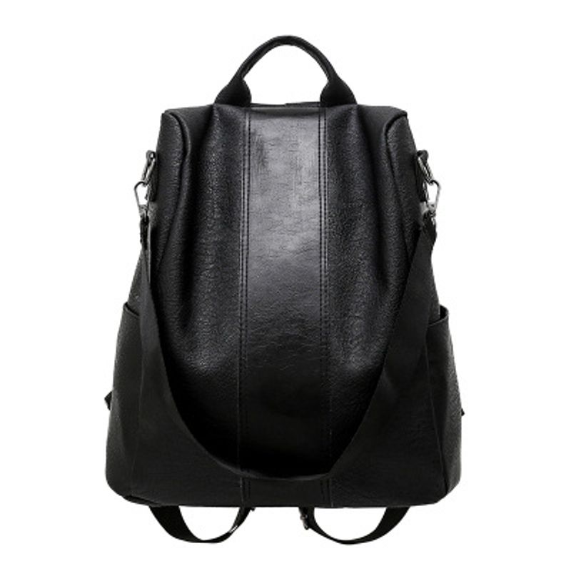 Ladies Rucksack Anti-theft Bag Womens Leather School Bag Backpack Handbag_voghion.com