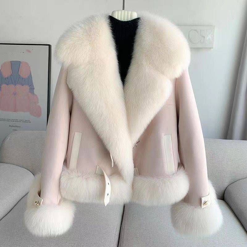 Vêtements pour femmes nouvelle veste en cuir mode hiver en cuir_voghion.com