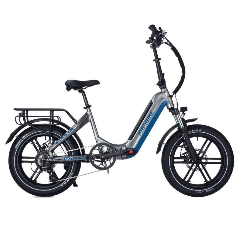 JOBOBIKE Romer salokāms elektriskais tauku riepu velosipēds 48V 250W Bafang motors visurgājējs kravas velosipēds/ LG akumulators un hidrauliskās bremzes_voghion.com
